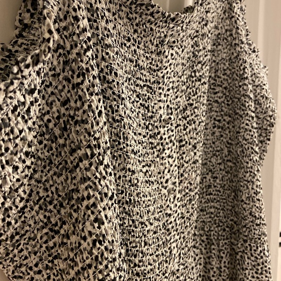 3X Reitmans Gauzy, Flowy, Button Down Dress with Shirred Bodice, Fully Lined NWT - Picture 10 of 15